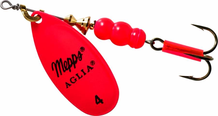 Блесна Mepps Aglia Fluo Rouge (9,0гр) №4 - фото 1