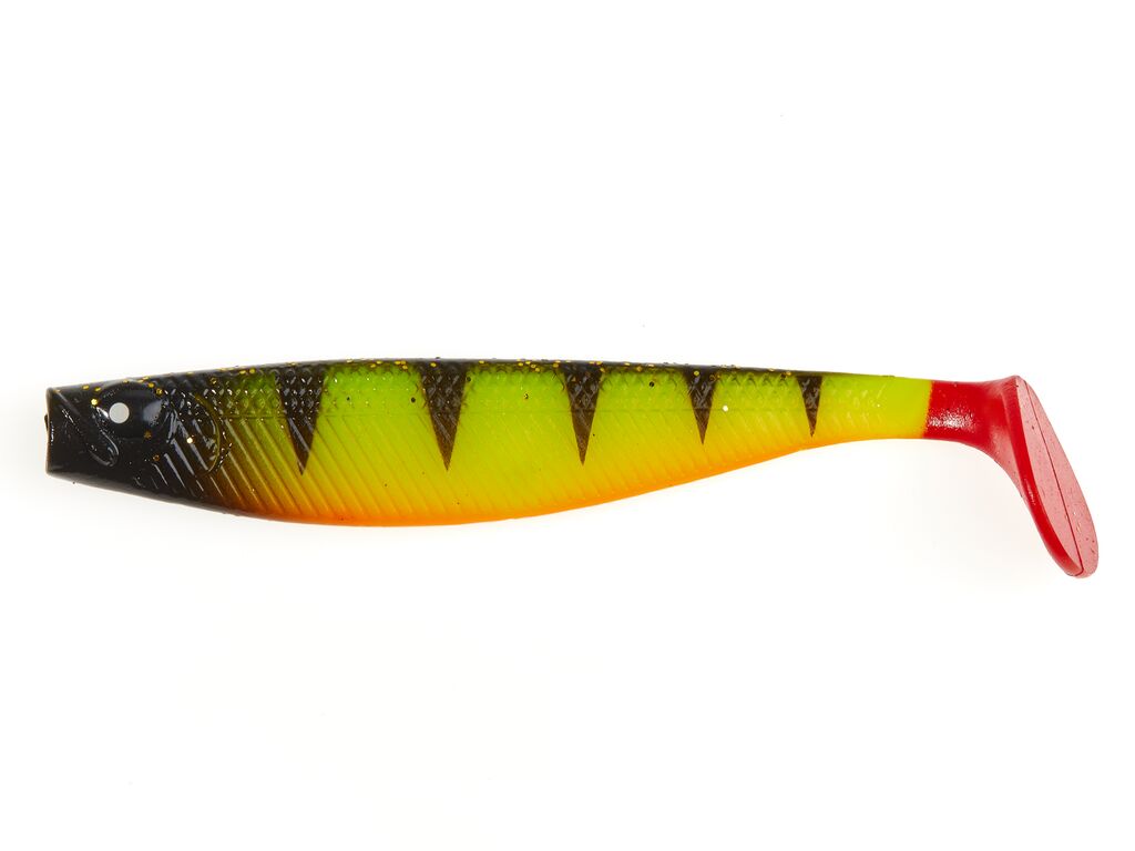 Приманка Lucky John Red Tail Shad 3,5" PG14 5шт в уп - фото 1