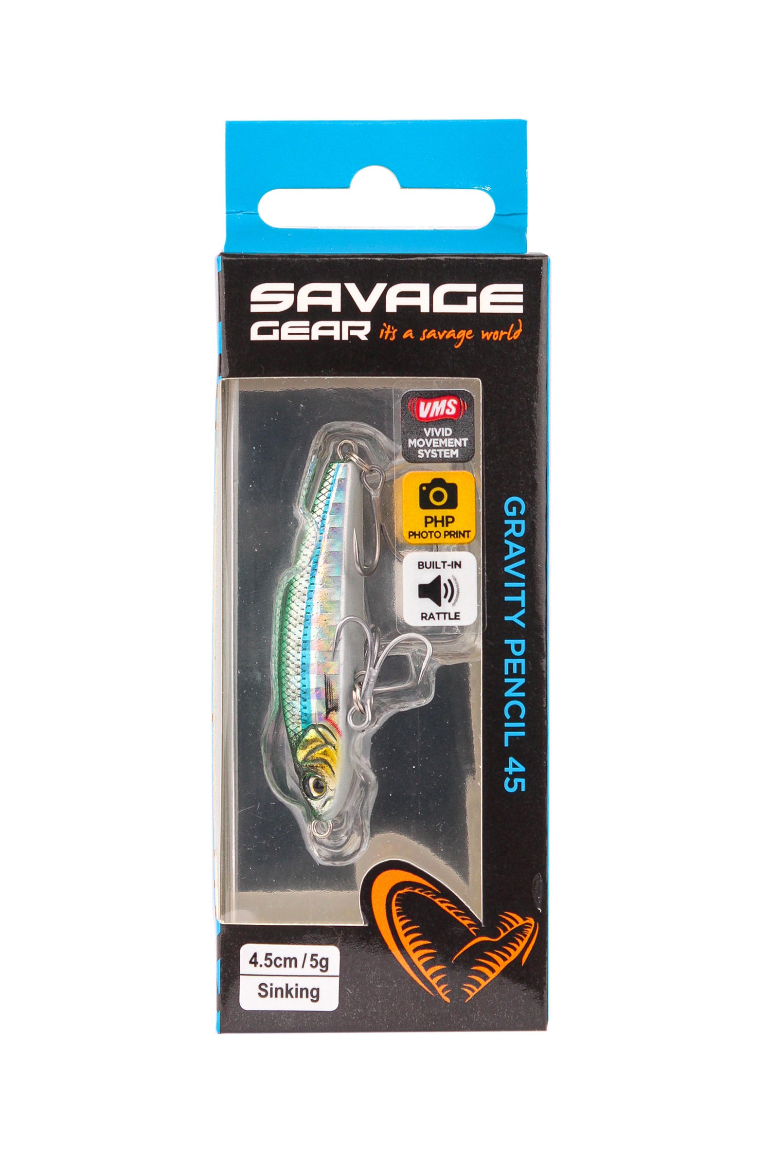 Воблер Savage Gear gravity  pencil 4,5см 5гр sinking sayoris PHP - фото 1