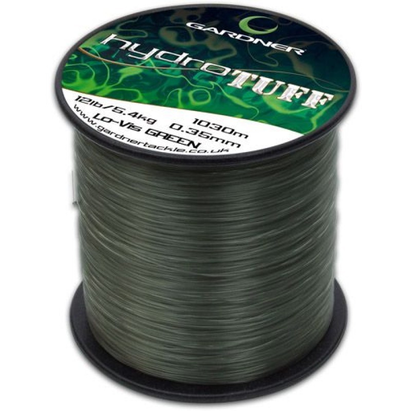 Леска Gardner Hydro-tuff green 12lb 5,4кг 0,35мм - фото 1