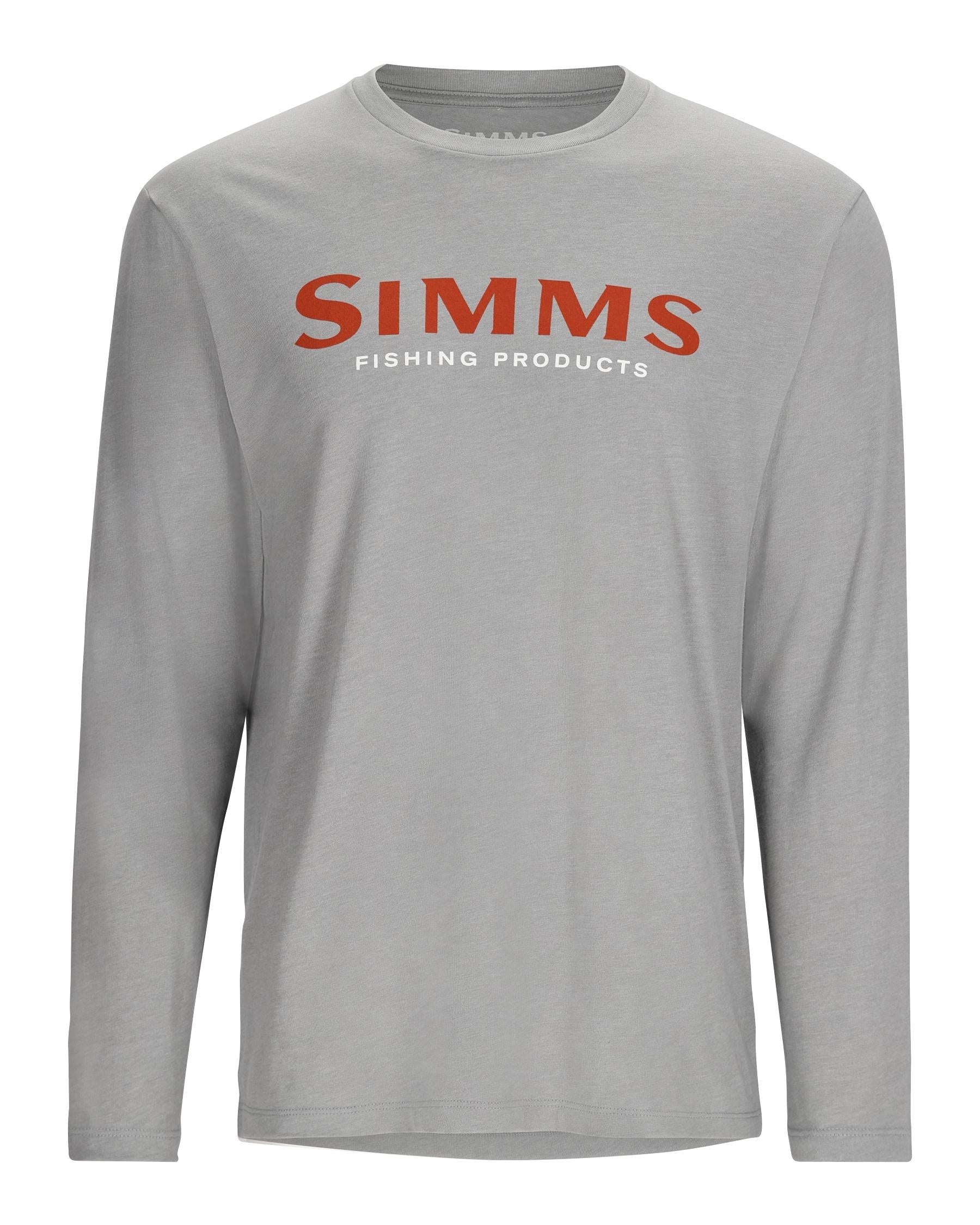 Футболка Simms Logo LS Cinder Heather  - фото 1