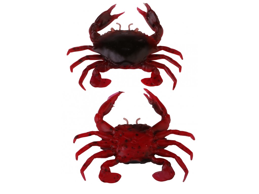Приманка Savage Gear LB 3D Manic crab 2,5см red&black crab 5шт - фото 1