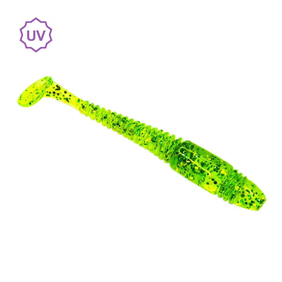 Приманка ESOX Tiga 2" 53мм цв.FK015 Electric Chartreuse уп.10шт - фото 1