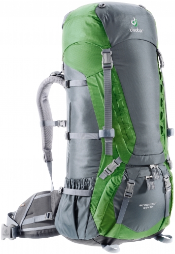 Рюкзак Deuter Aircontact 65+10л granite/emerald - фото 1