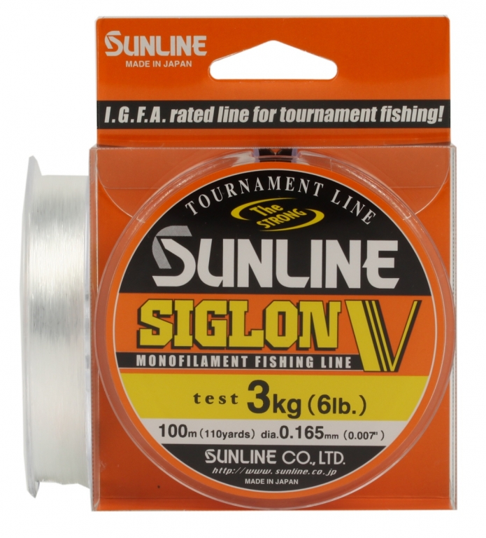 Леска Sunline Siglon V clear 150м 0,405мм 12кг - фото 1
