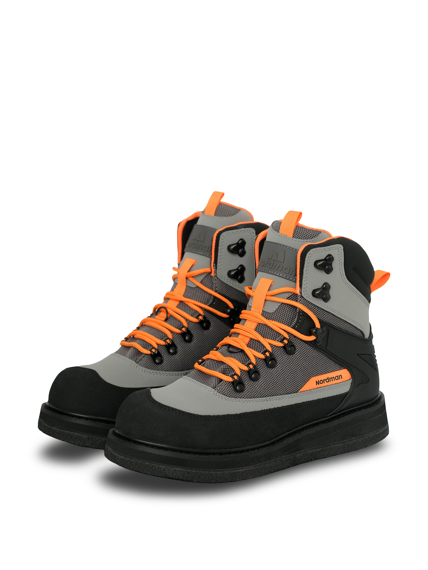 Ботинки Nordman New Felt для вейдерсов на войлочной подошве Черный/серый - фото 1