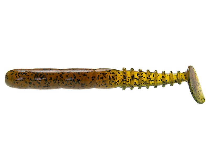 Приманка Reins 3.25&quot; FAT Rockvibe Shad - Motoroil Pepper - фото 1