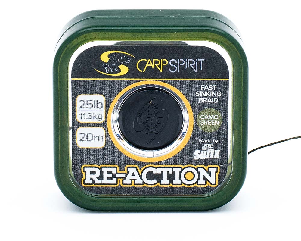 Поводковый материал Carp Spirit Re-Action 20м 25lb 11,4кг зеленый