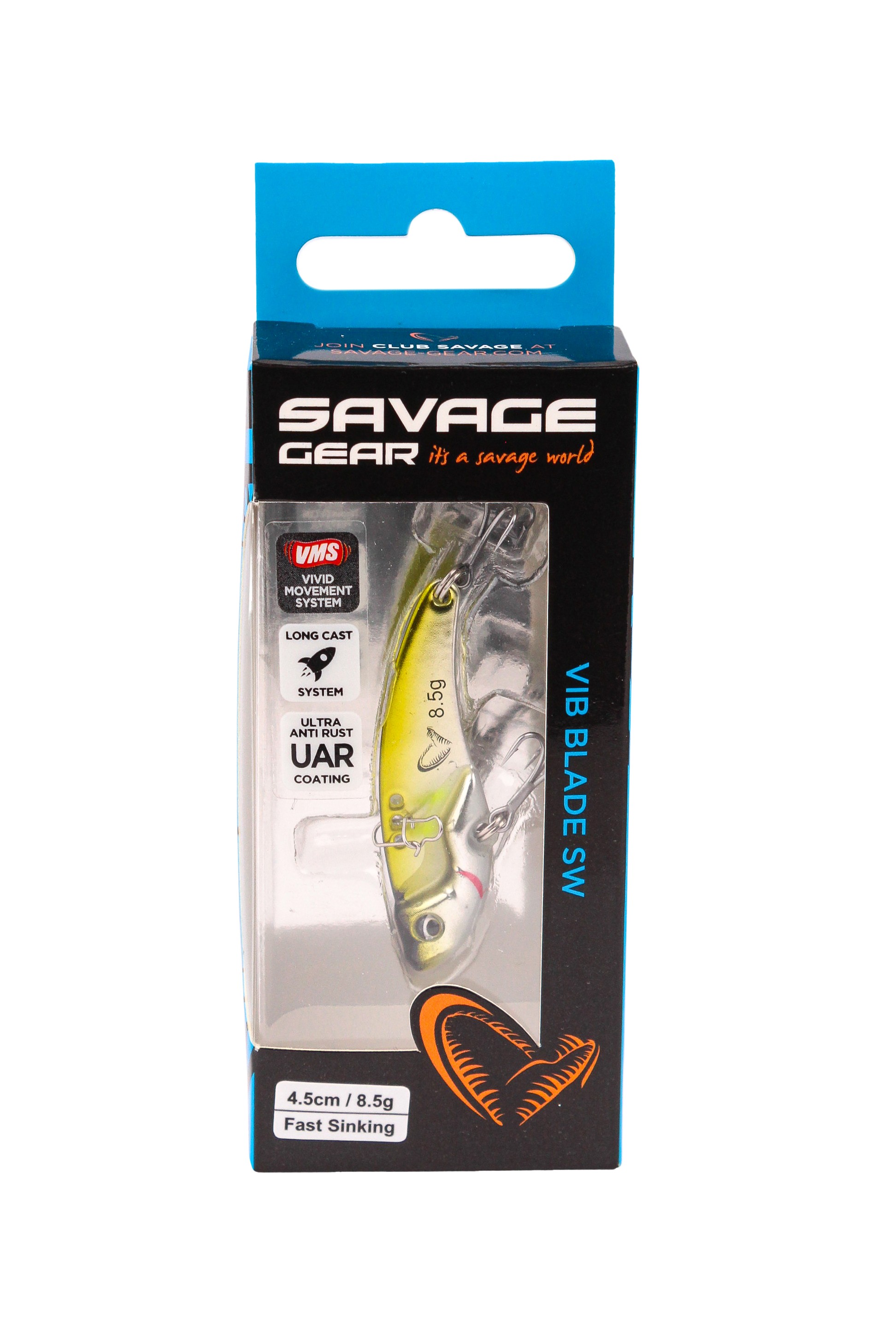 Блесна Savage Gear Vib blade SW 4,5см 8,5гр fast sinking mirror ayu
