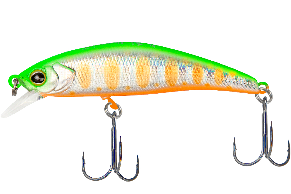 Воблер Jackall Tricoroll Ryushin 53HW lime yamame - фото 1