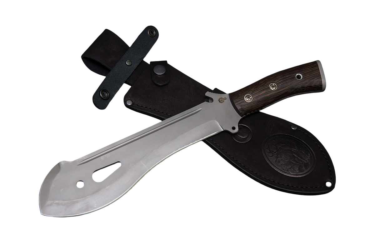 Мачете №1.1 ИП СЕМИНА сталь 65х13 венге - фото 1