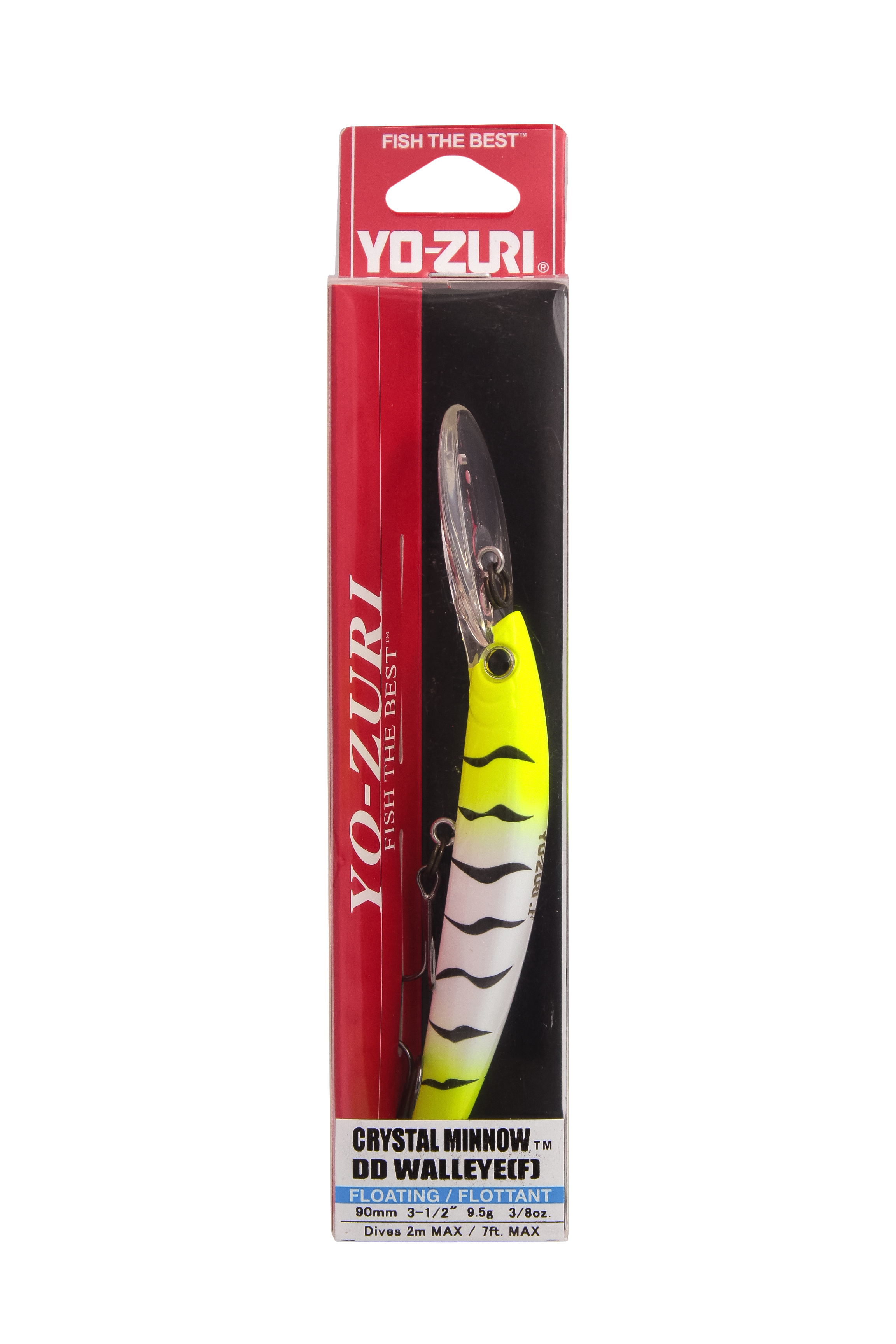 Воблер Yo-Zuri Crystal minnow deep diver walleye 90F R1205 CLT - фото 1