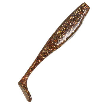 Приманка Z-Man 4&quot; Scented Paddlerz Rootbeer Gold - фото 1