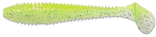 Приманка Keitech виброхвост Swing impact 2.8" EA11 lime chartreuse glow 12шт - фото 1