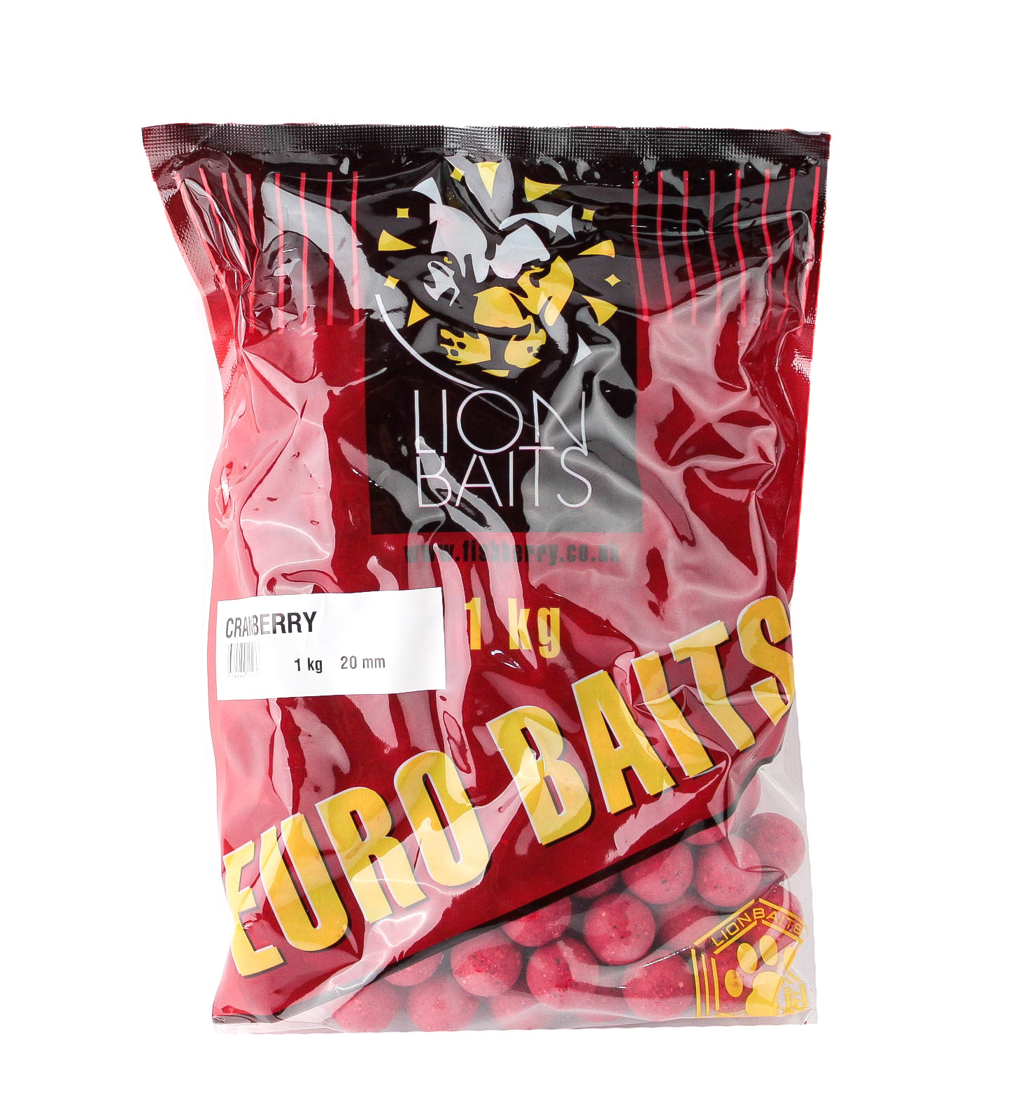 Бойлы Lion Baits клюква 20мм 1кг - фото 1
