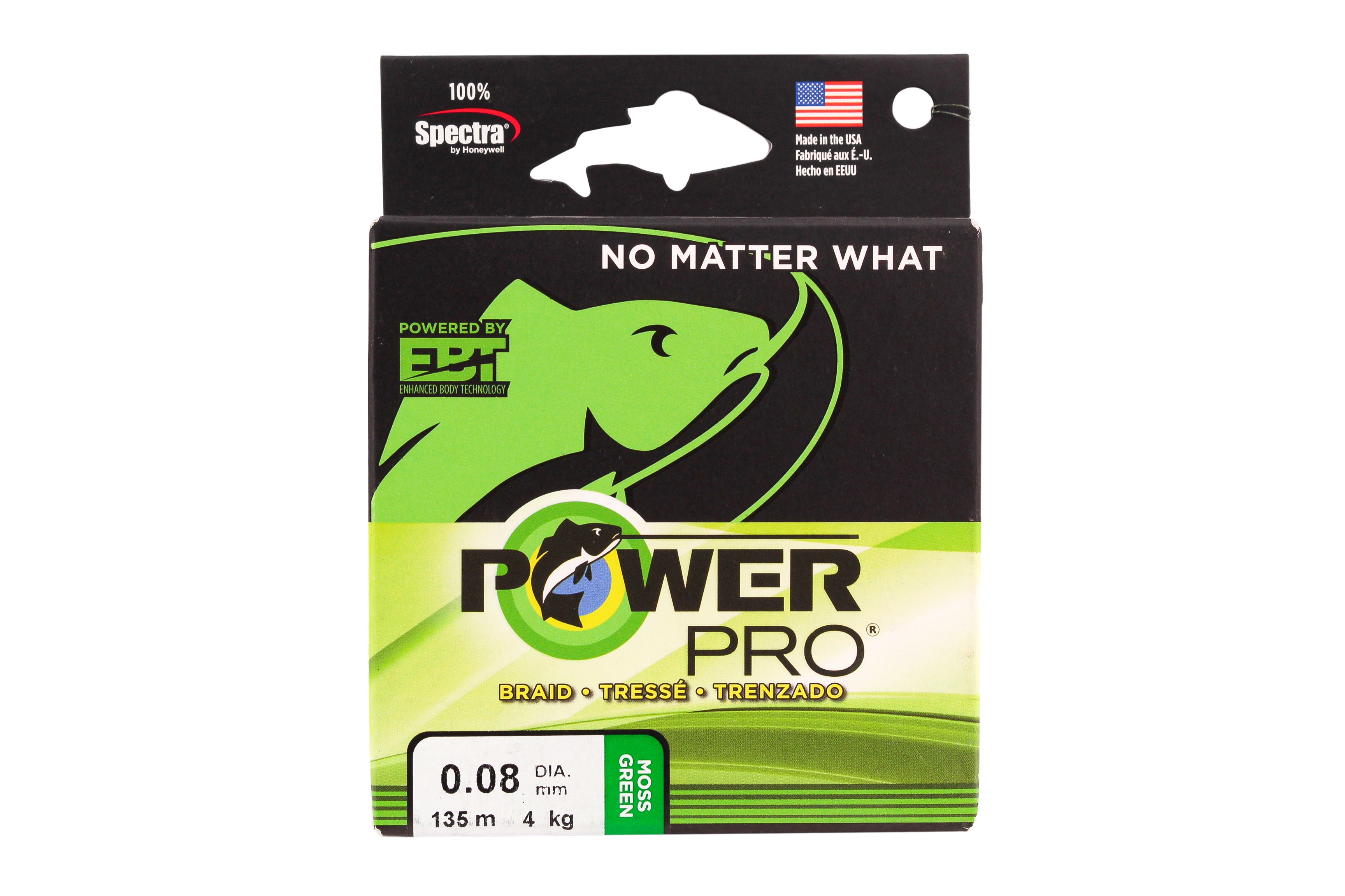 МП Плетеный шнур PowerPro 135m 0.10mm 5kg Moss Green - фото 1