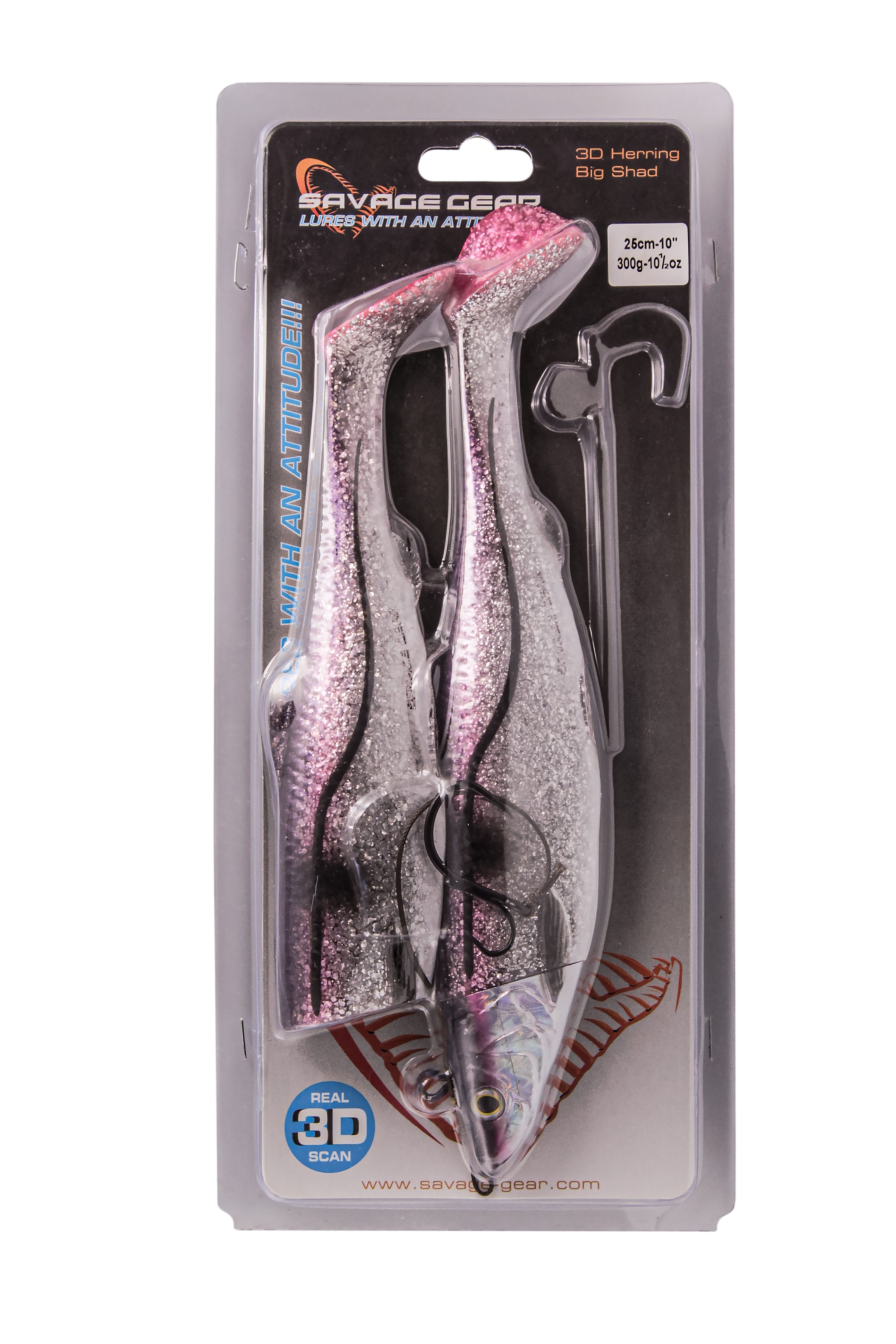 Приманка Savage Gear 3D Herring big shad 25см 300гр 78-haddock - фото 1