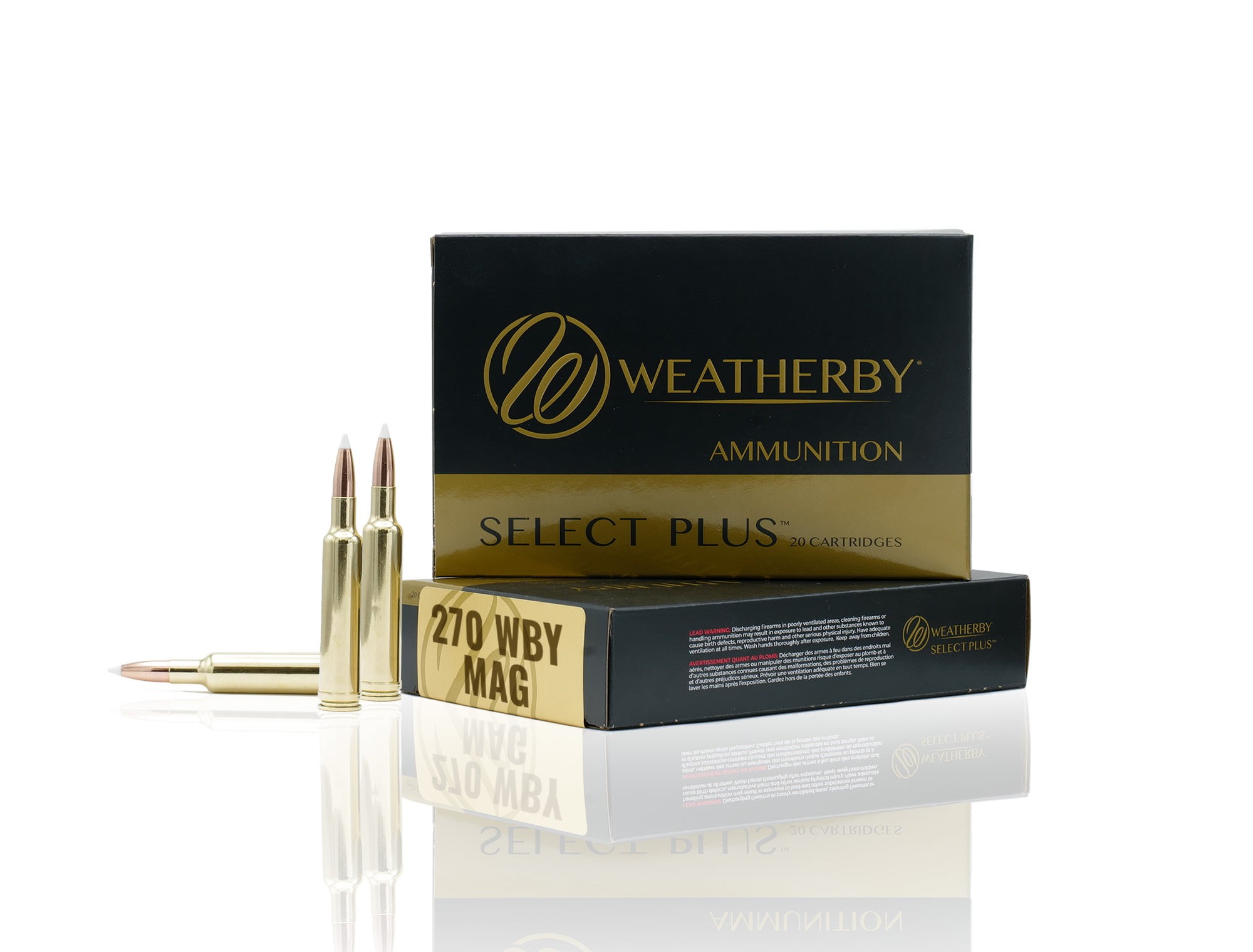 МП Патроны Weatherby, кал..270 Wby.Mag. Nosler Ballistic Tip, (140/9,07 гр.) ~ - фото 1