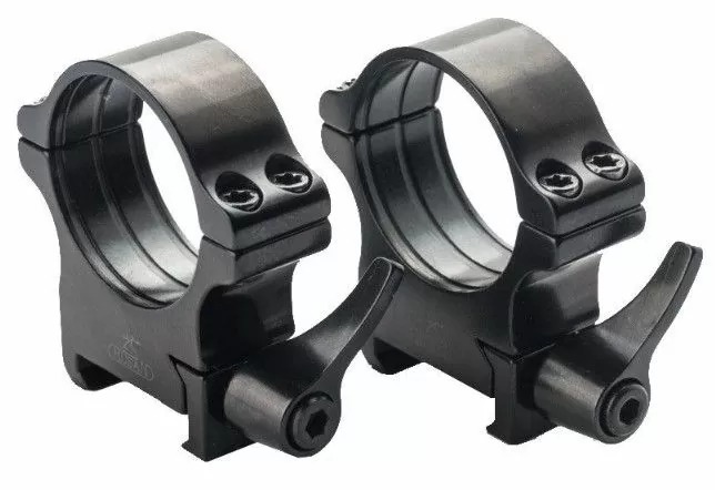 Кольца Rusan быстросъемные Picatinny на 30мм H12 рычажные 050P-30-12-R - фото 1