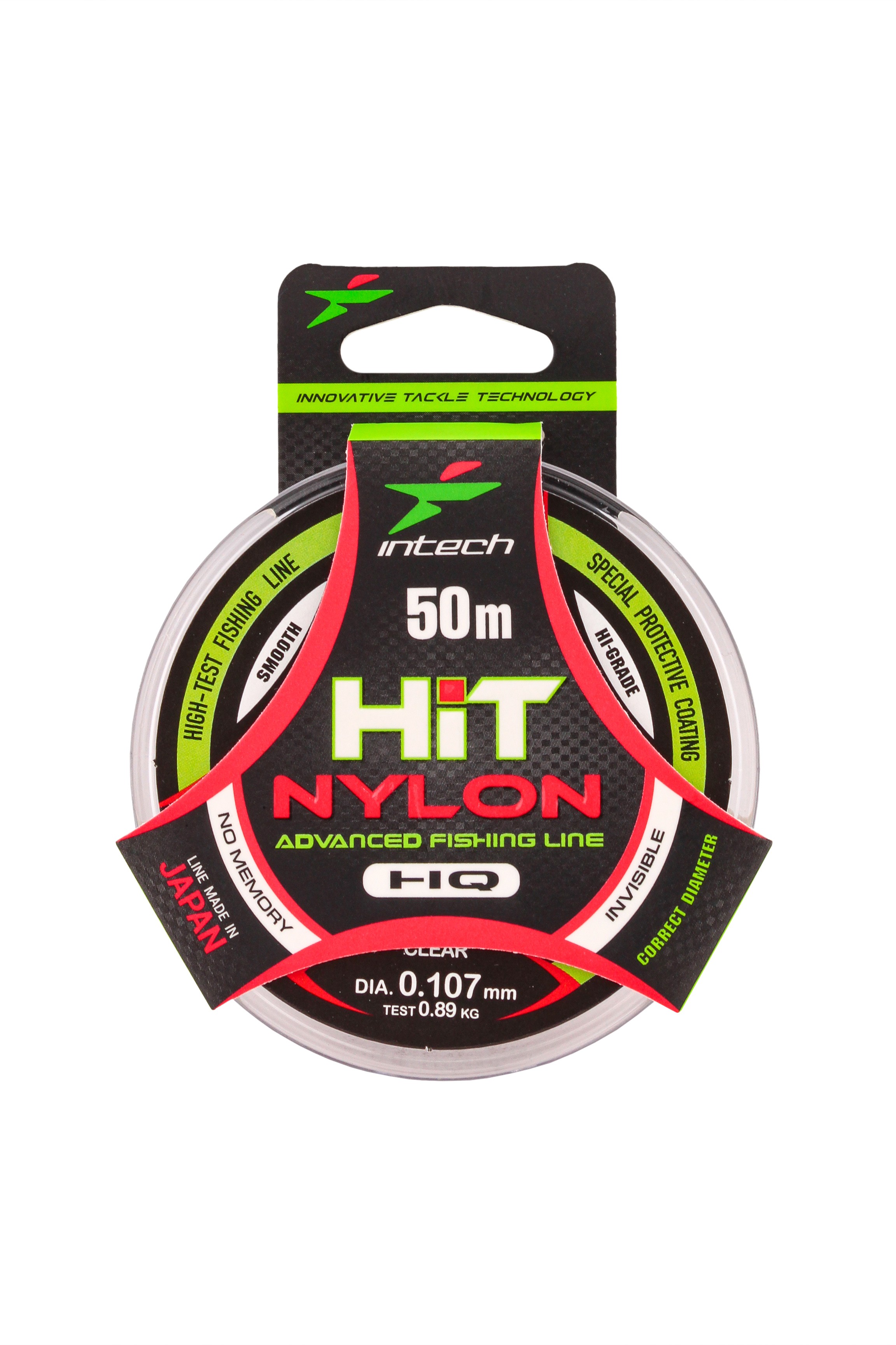 Леска Intech HIT Nylon 50м 0,107 0,89кг - фото 1