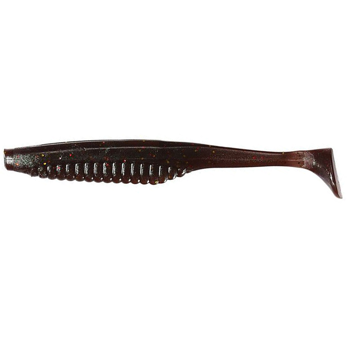 Приманка DUO Realis Versa Shad Elastomer 3" F079 Dark Motor Oil UV - фото 1