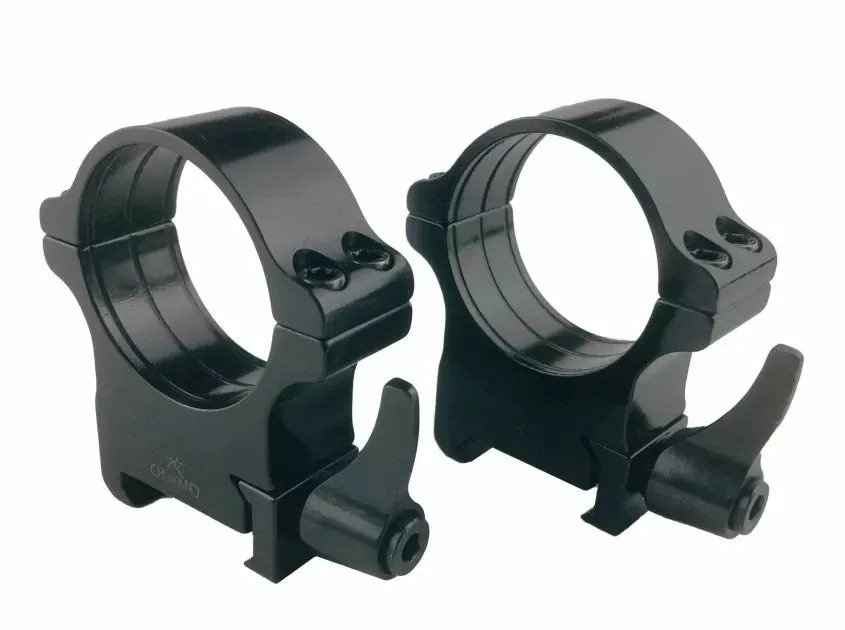 Кольца быстросъемные Rusan на Weaver 30мм рычаг BH=20мм 050-30-20-R - фото 1