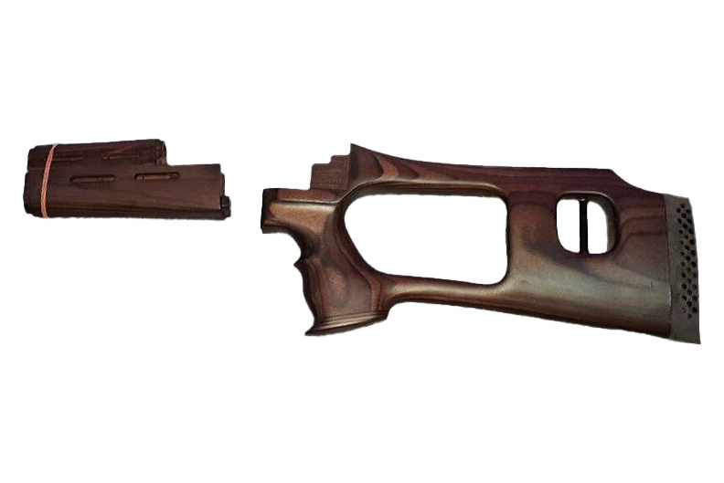 Приклад+цевье Левша Вепрь ВПО 209 тип СВД фанера - фото 1