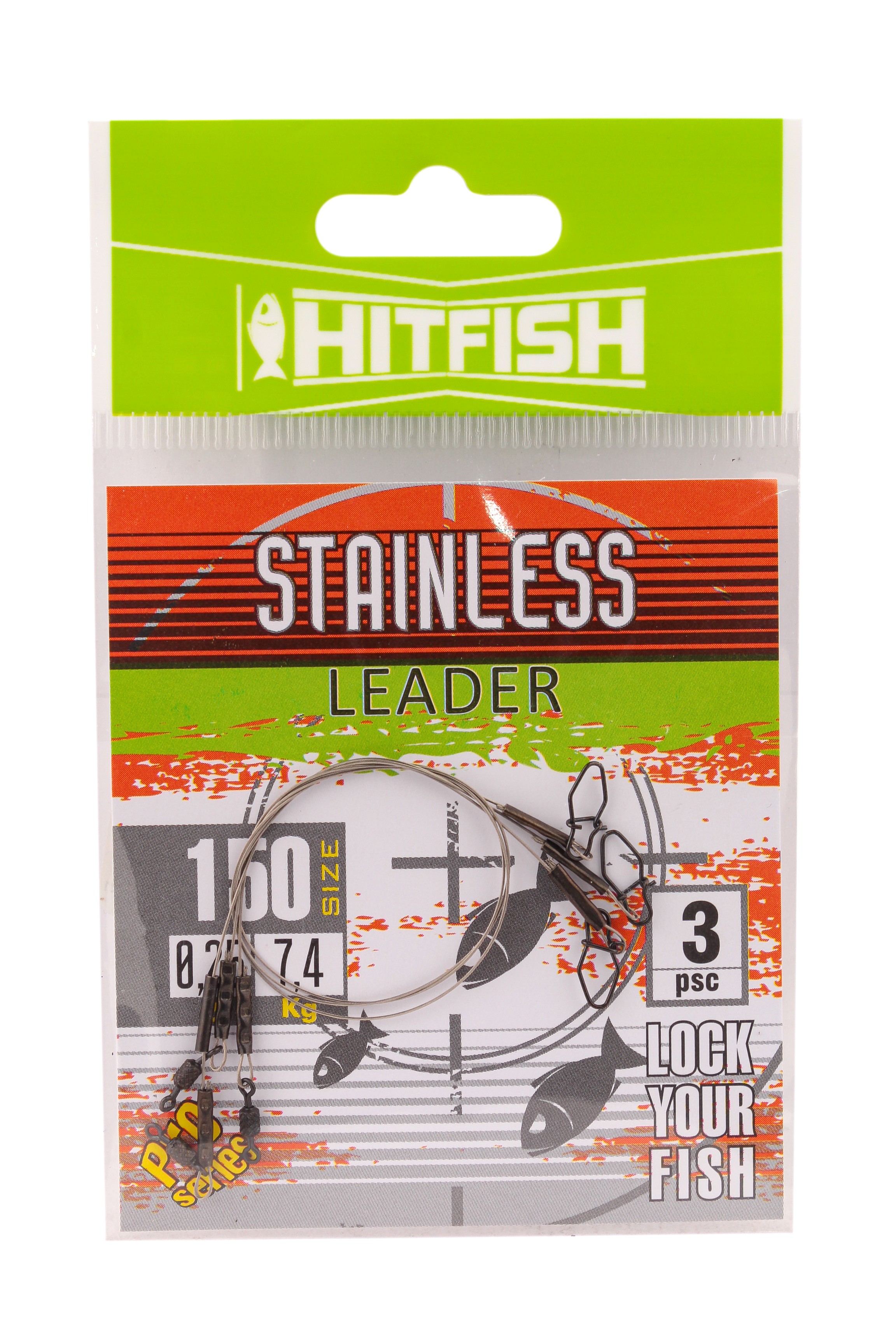 МП Стальной поводок HITFISH Stainless leader (белый 1*19 нитей) (150 mm d0.25 7. - фото 1