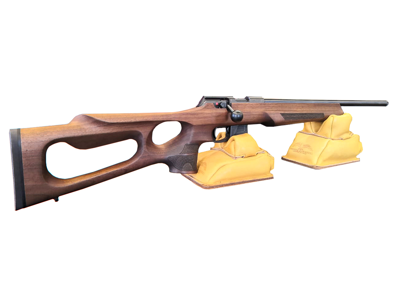 Карабин Anschutz 1761 D HB Walnut thumbhole 51,5см 22LR резьба - фото 1