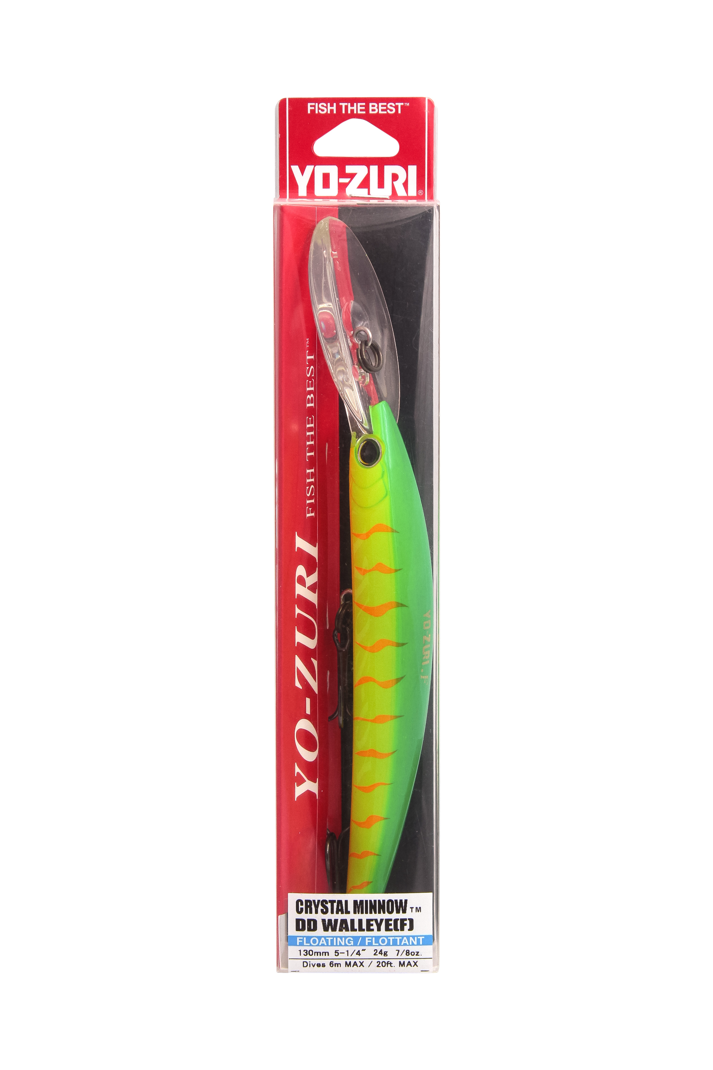 Воблер Yo-Zuri Crystal minnow deep diver walleye F 130мм R1301 HT - фото 1