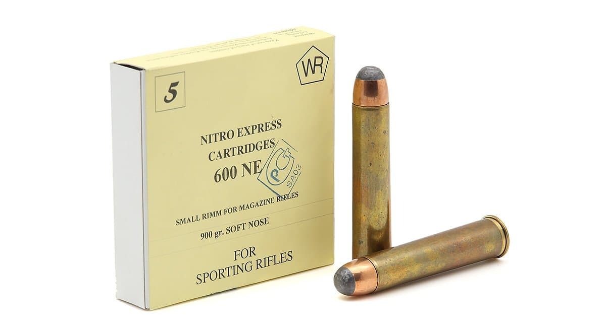 Патрон 600 N.E Westley Richards Soft Nose 58,32гр - фото 1