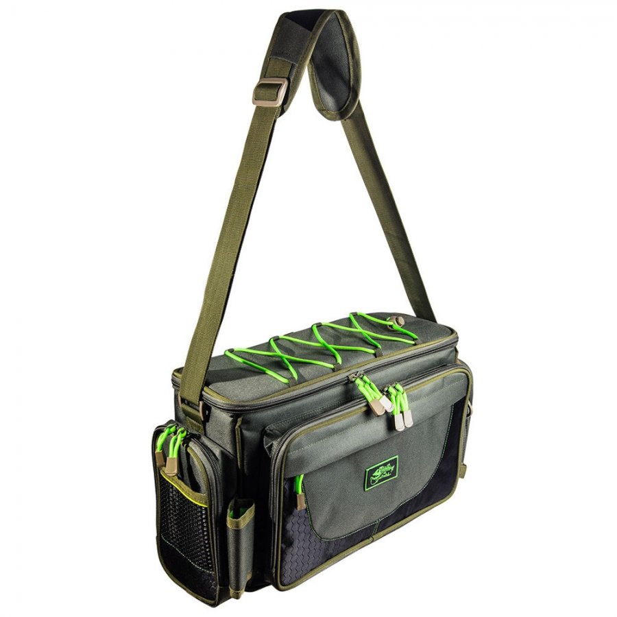 Сумка Tramp рыболовная с пластиковыми коробками 2шт 40*17*24см M - фото 1