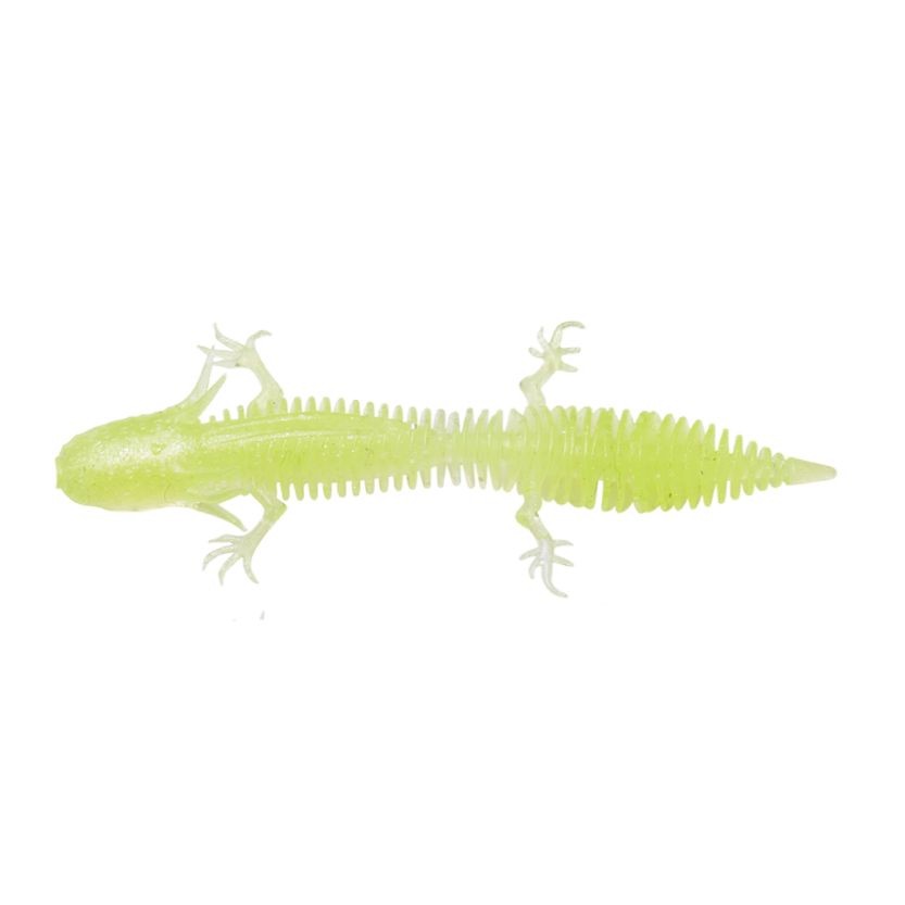 Приманка Savage Gear Ned Salamander 7,5см 3гр Floating Clear Chartreuse уп.5шт - фото 1