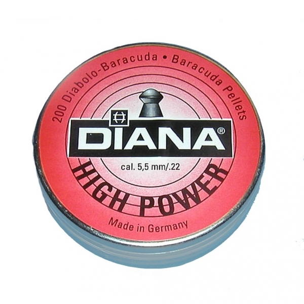 Пульки Diana High Power 200 шт 5.5 мм - фото 1