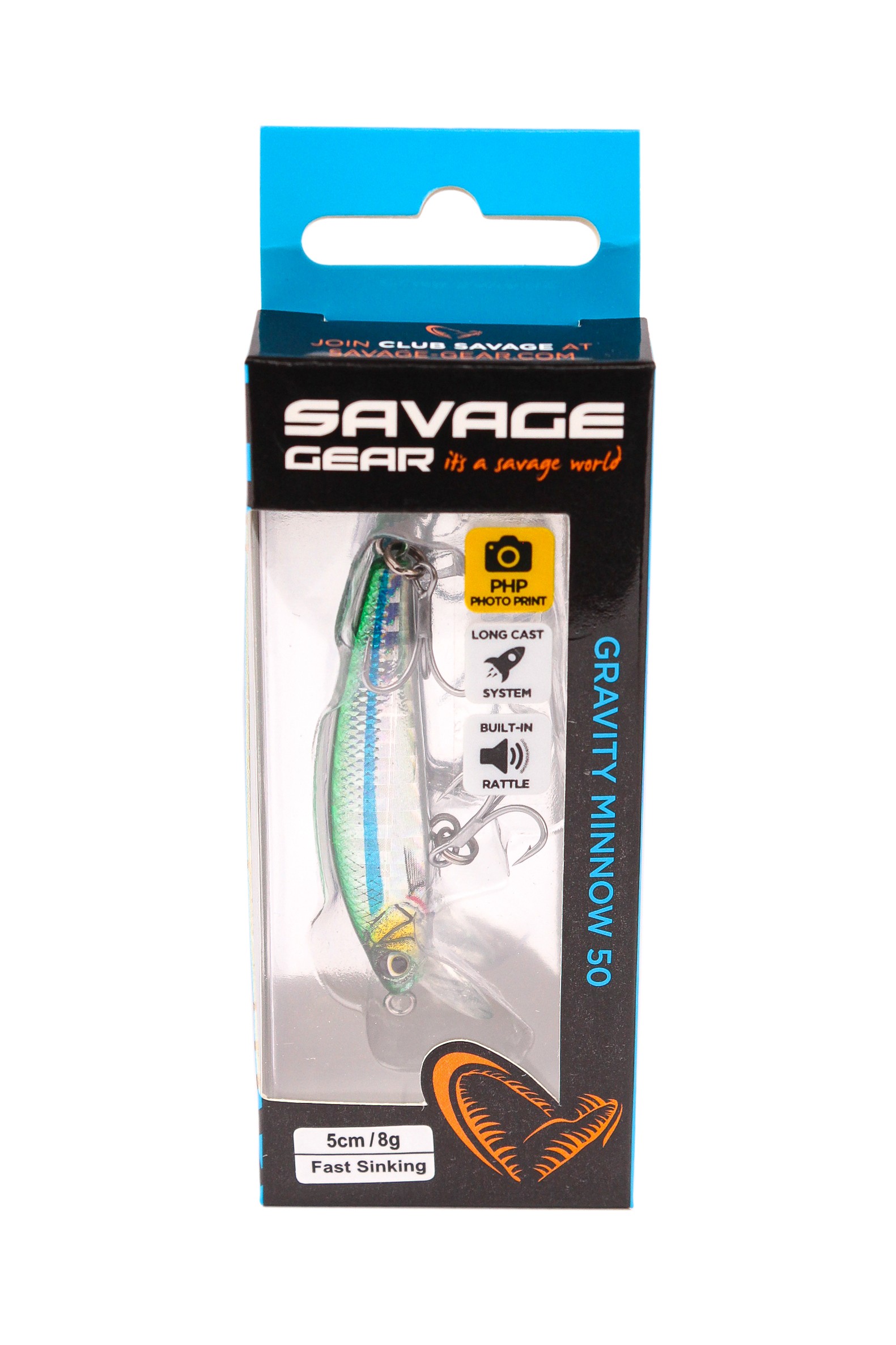 Воблер Savage Gear gravity  minnow 5см 8гр fast sinking sayoris PHP - фото 1