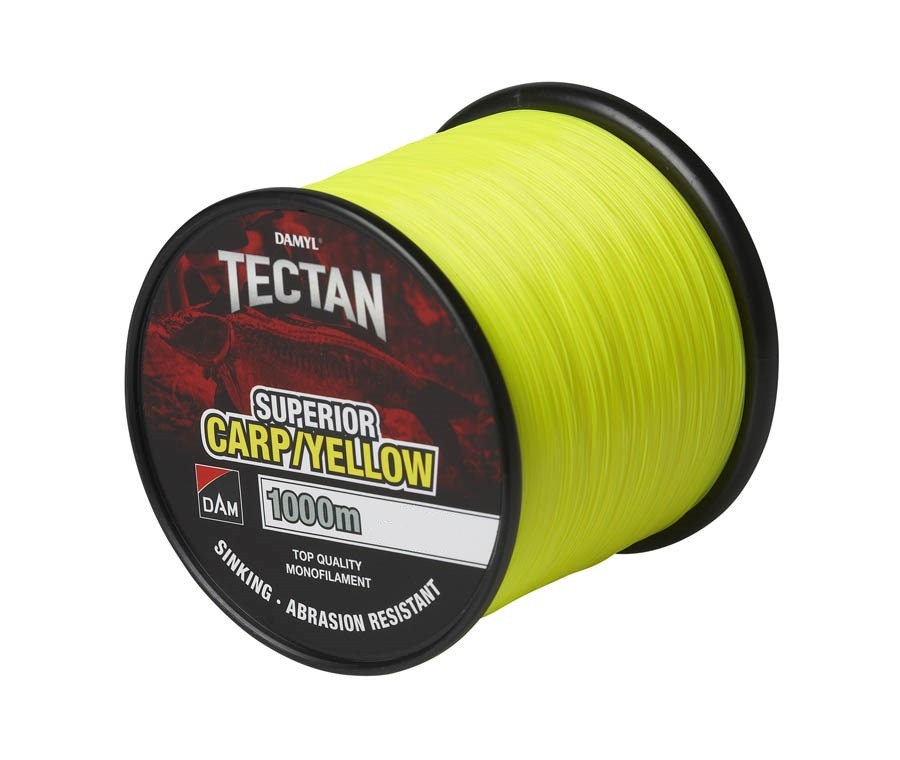 Леска DAM Tectan Superior Carp 1000м 0,38мм 10кг 22lb yellow - фото 1