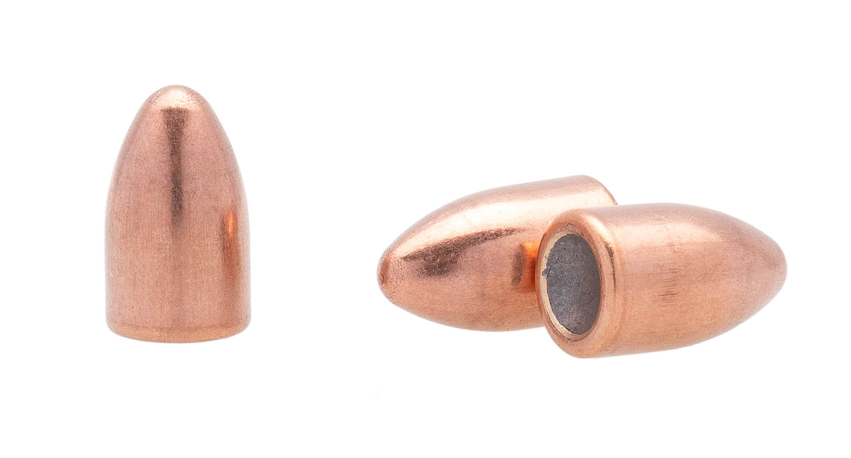 МП Пуля 9x19мм LUGER, НПЗ, FMJ 7,5г (115gr), об.биметалл (50шт/уп,1000кор) - фото 1