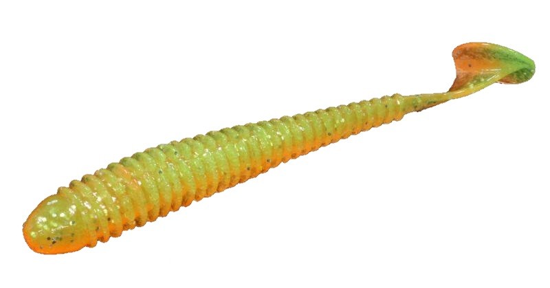 Приманка Keitech виброхвост Swing impact 4,5" Pal 05 sun shine lime - фото 1