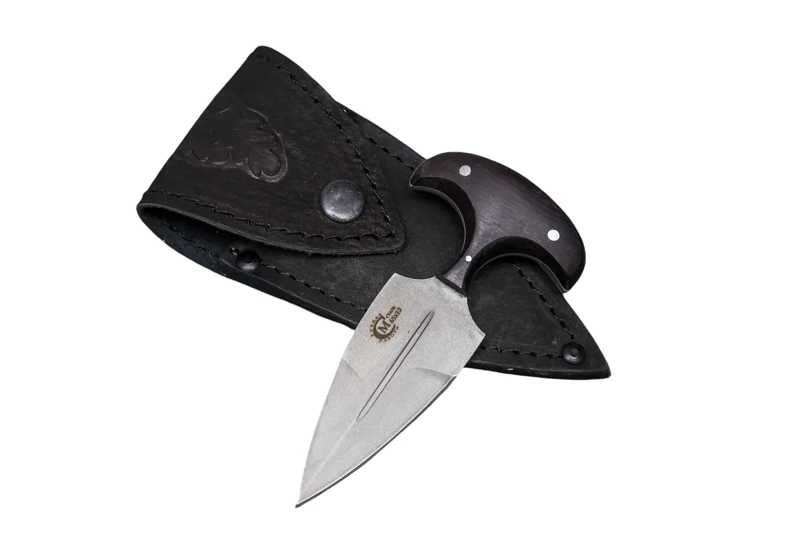 Нож ИП СЕМИНА Пиранья сталь 65х13 рукоять венге - фото 1