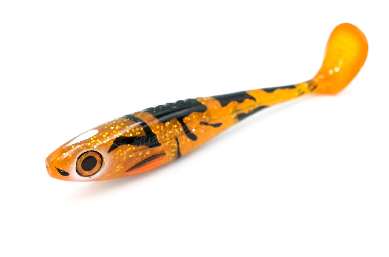 Приманка SPRO виброхвост Iris the boss softlure motoroil camo UV 15см - фото 1