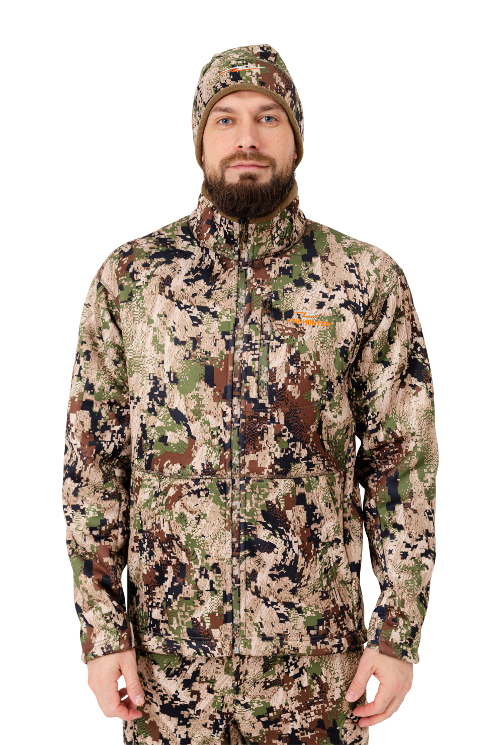 Куртка флисовая King Hunter Jacket mountain camo - фото 1