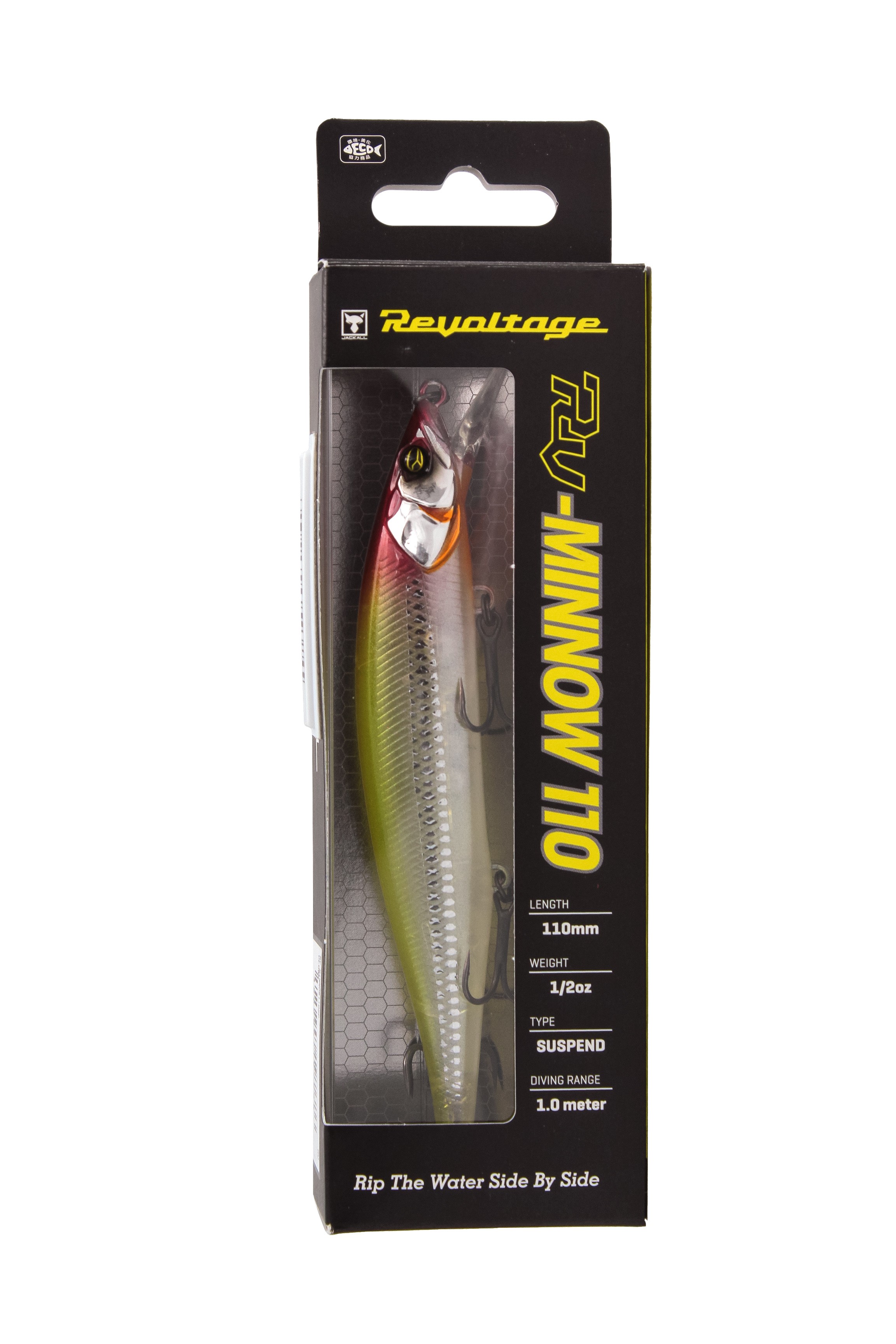 Воблер Jackall RV-Minnow 110 SP clown - фото 1