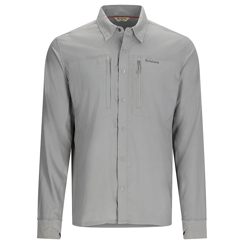 Рубашка Simms Intruder BiComp Fishing Shirt Cinder  - фото 1