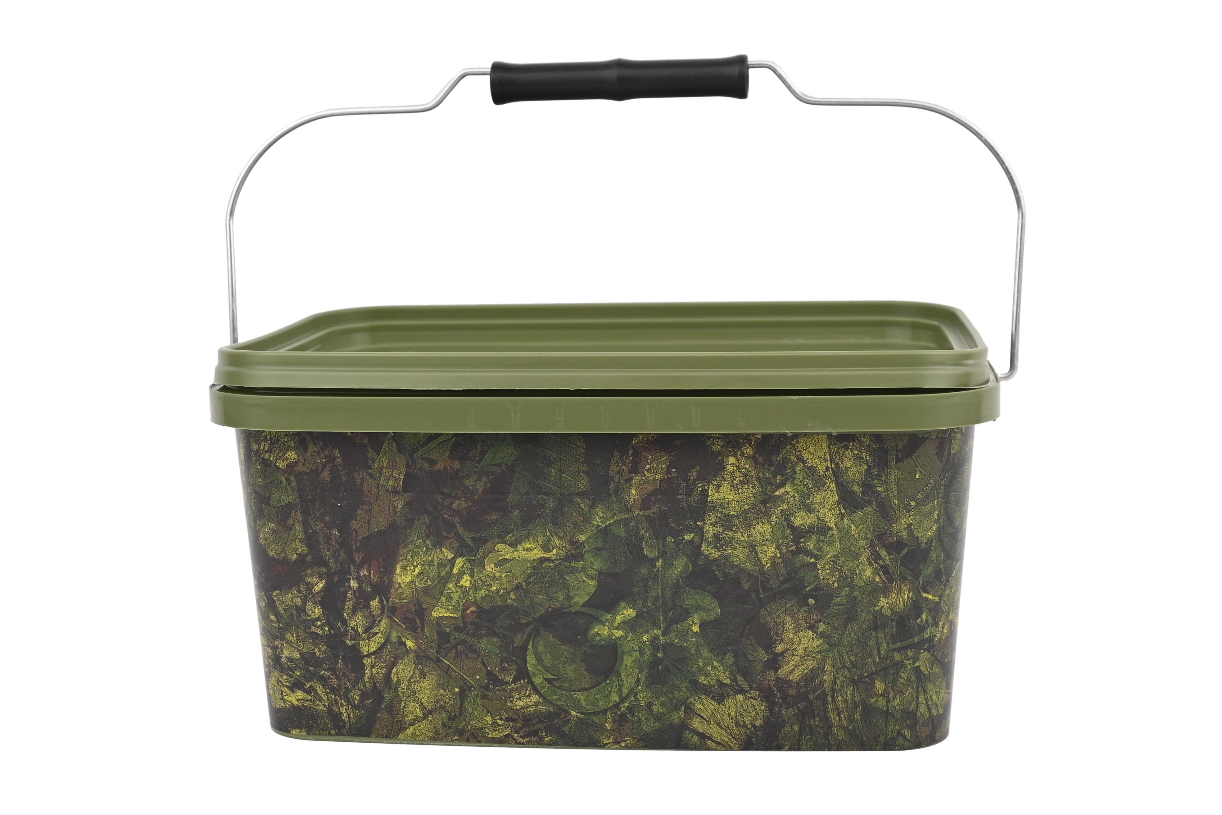 Ведро Gardner Camo square bucket extra small 2.5л квадратное - фото 1