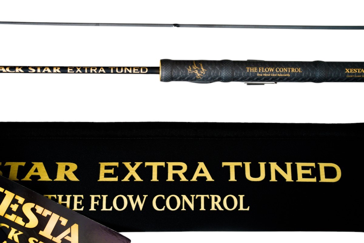 Спиннинг Xesta Black Star Extra Tuned S55UL/L-S The Flow Control 0,2-3,5гр lb 0. - фото 1