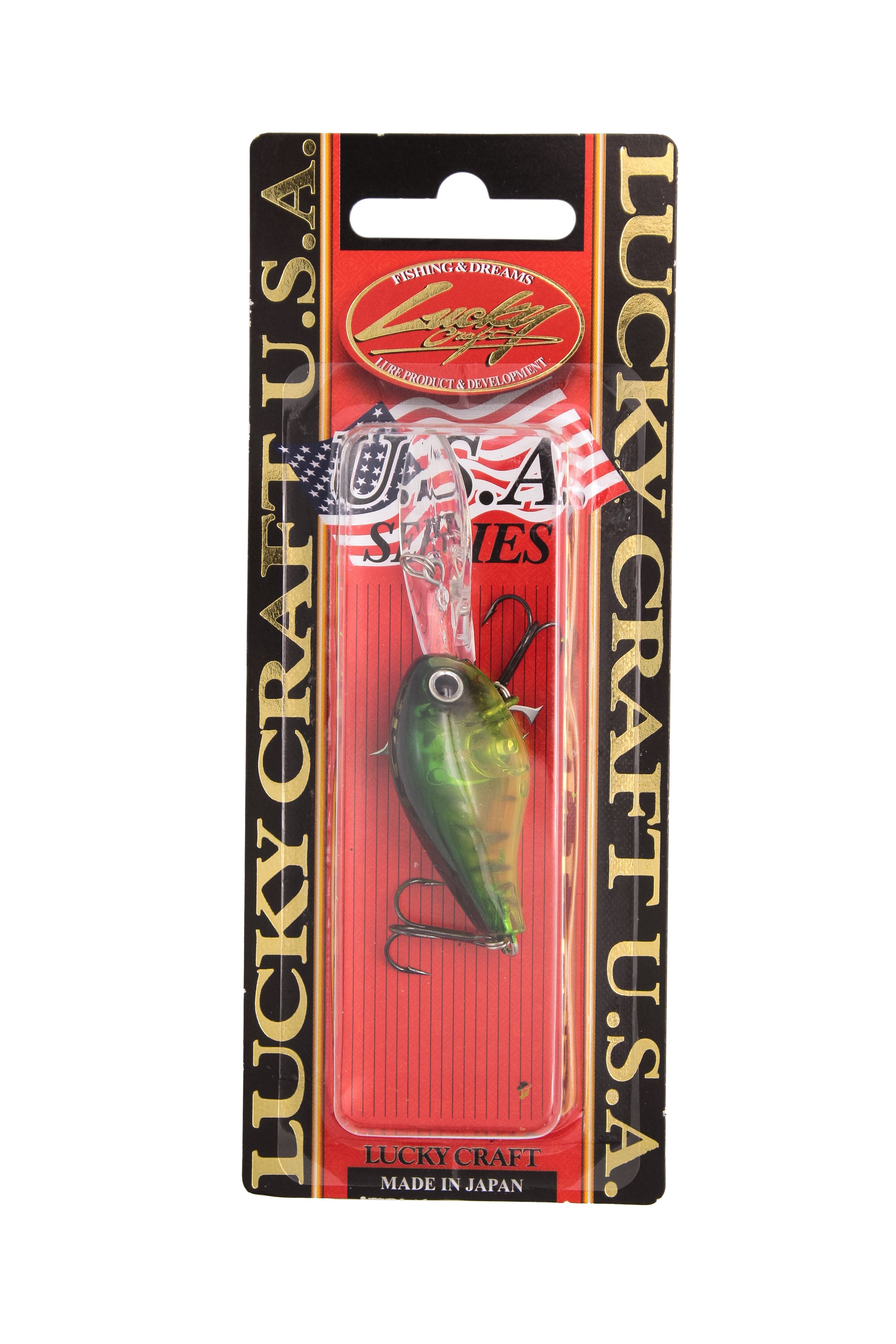 Воблер Lucky Craft Clutch XD 5412 Lime Chart Tiger - фото 1