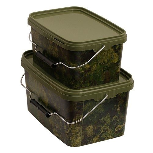 Ведро Gardner Camo square bucket small 5л квадратное - фото 1