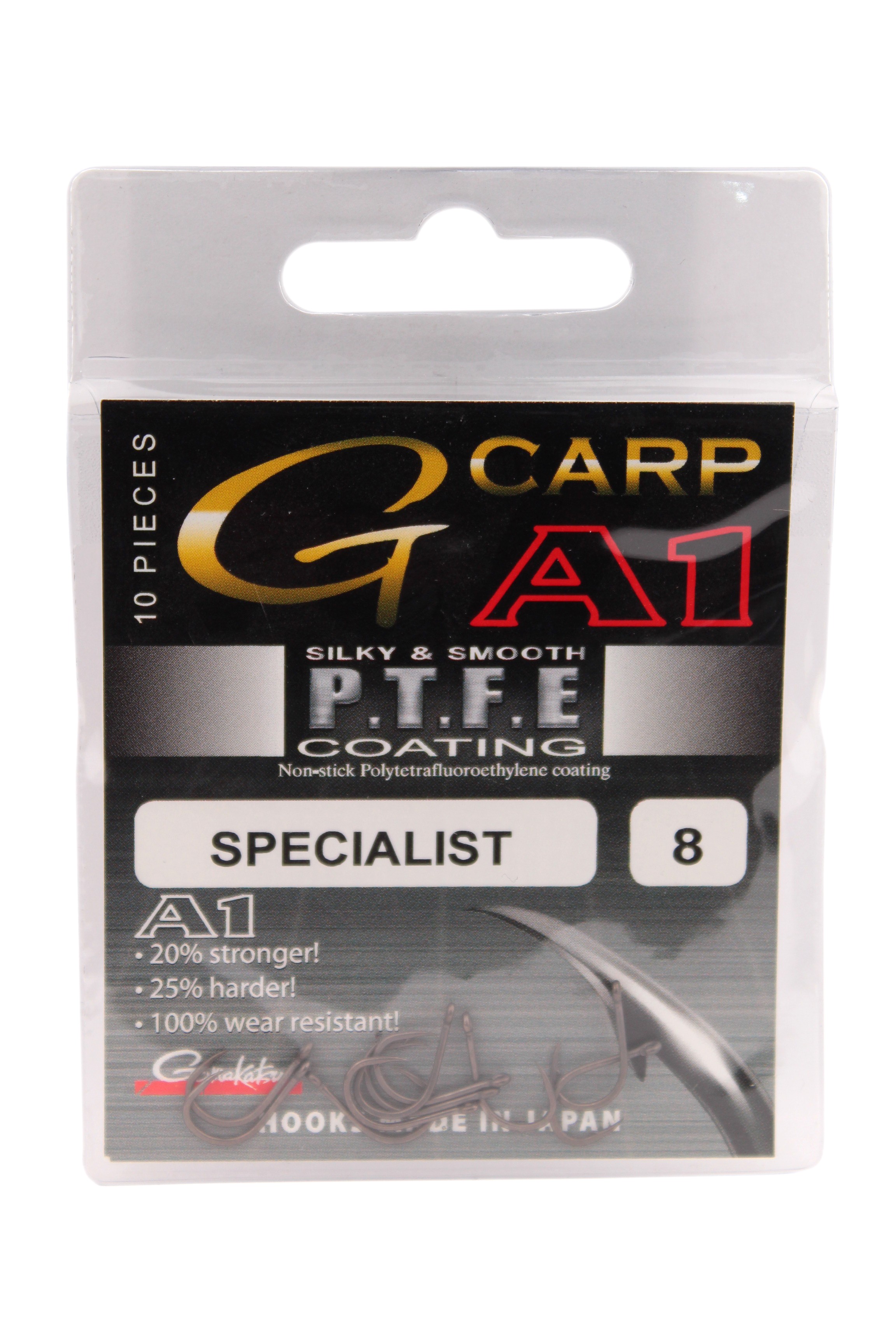 Крючок Gamakatsu G-Carp A1 specialist PTFE №8 - фото 1