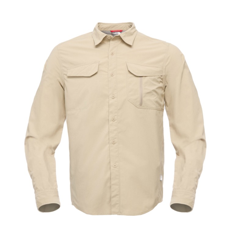 Рубашка The North Face M Sequoia l/s dune beige - фото 1