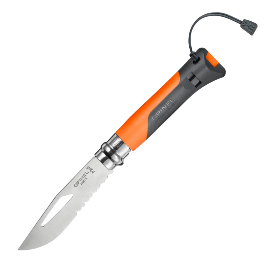 Нож Opinel Outdoor 8VRI складной 8,5см оранжевый - фото 1